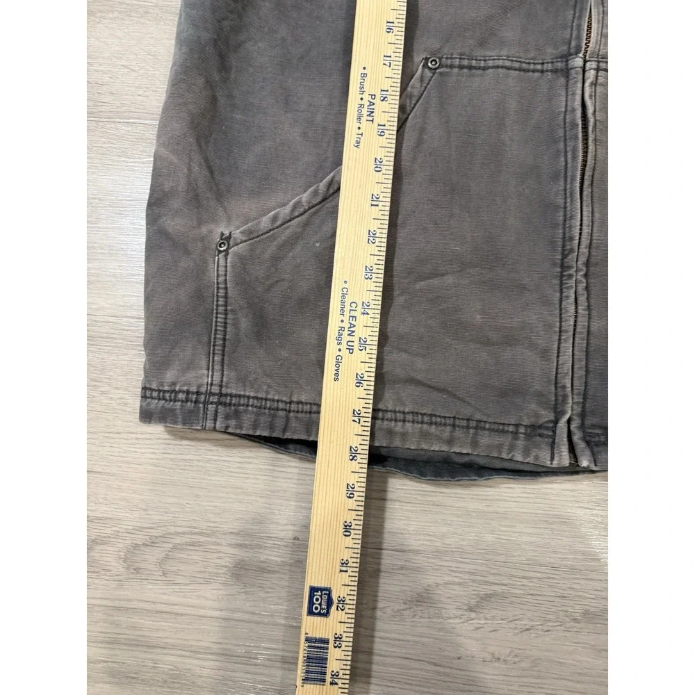 Walls Workwear Mens Xl Grey Flannel Lined Vest Distressed